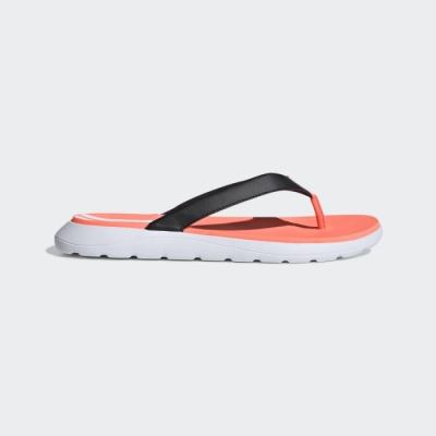 Slide & Žabky Adidas Pohodlie Flip Flops Damske Čierne Biele Koralove | KASQ072Q